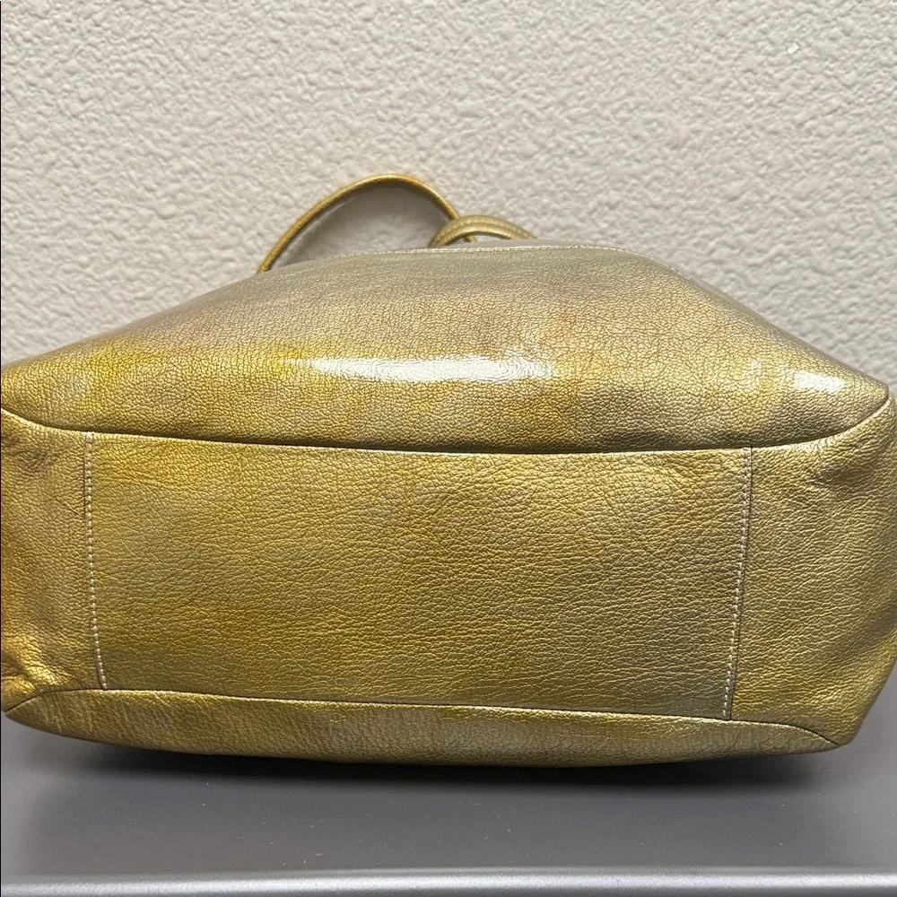 Coach Metallic Gold/Silver Tote Bag- EUC